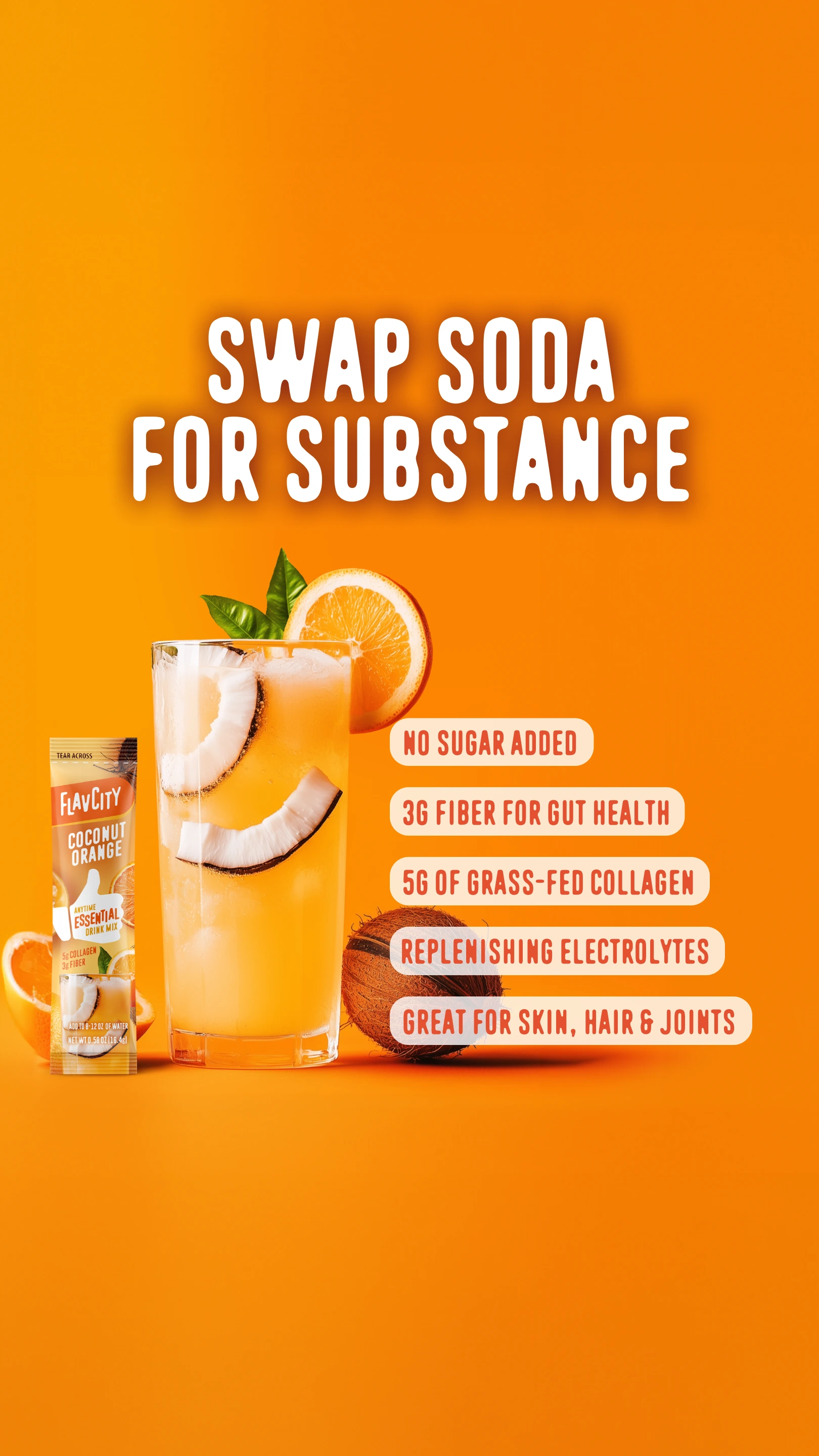 FlavCity Coconut Orange health benefits